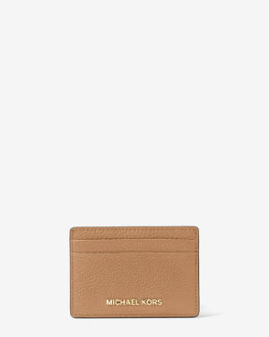 JET SET <br> Porte-cartes en cuir grainé - Bogue