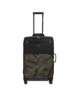Replay • Trolley Medium en tissu recyclé 71 cm • Camouflage vert