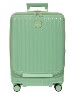 POSITANO • Valise cabine 4 roues avec port USB 55 cm - Sage Green