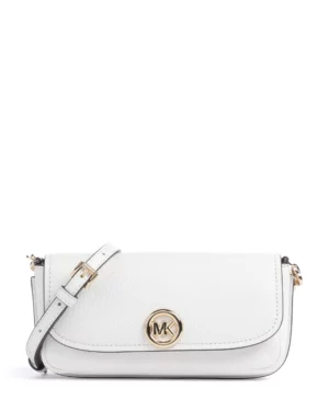 NOLITA • Petit sac à bandoulière en cuir grainé - Blanc optique