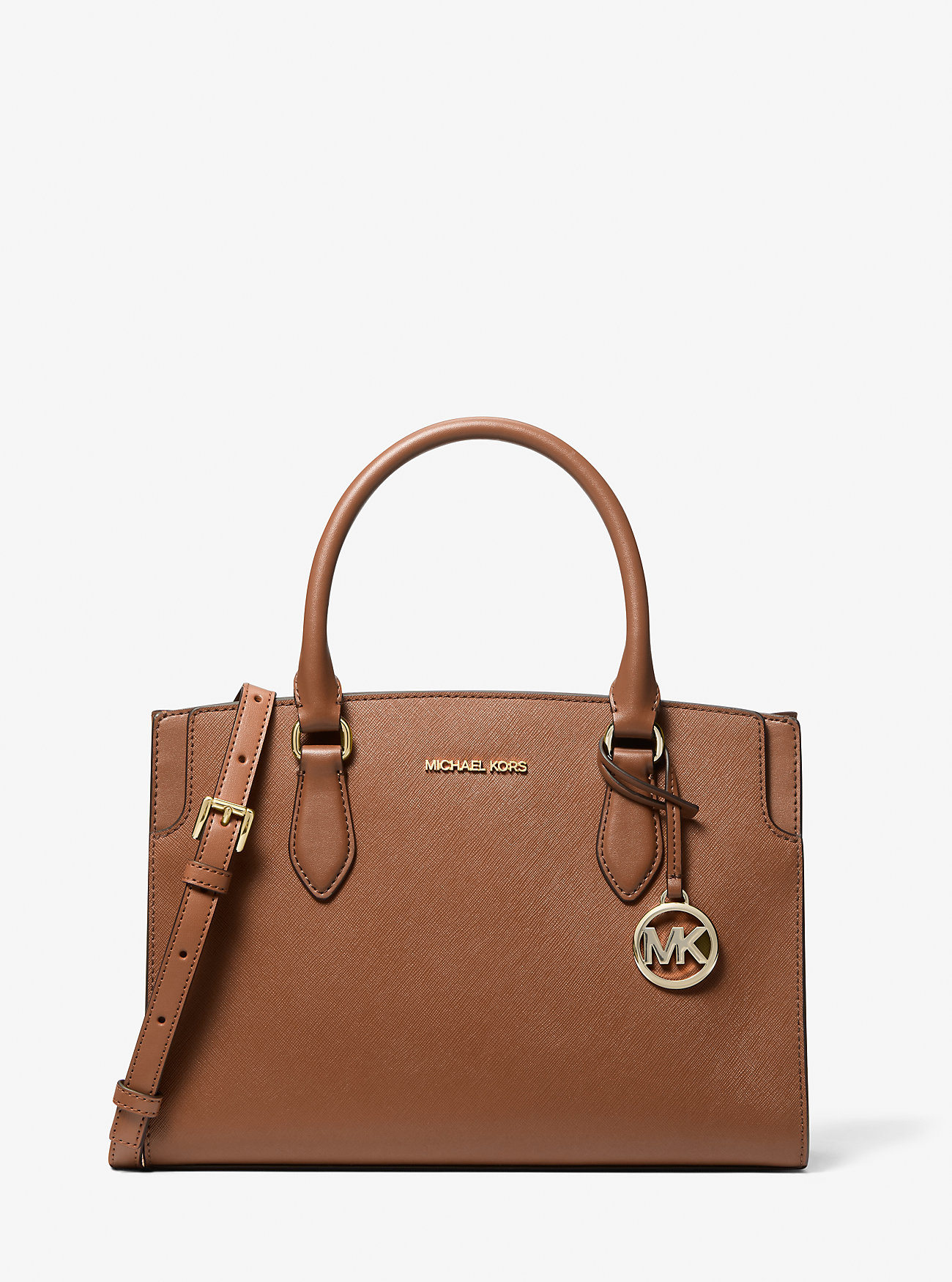 Sac Becca de taille moyenne en cuir saffiano1