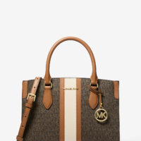Sac de taille moyenne avec bande à logo Signature3
