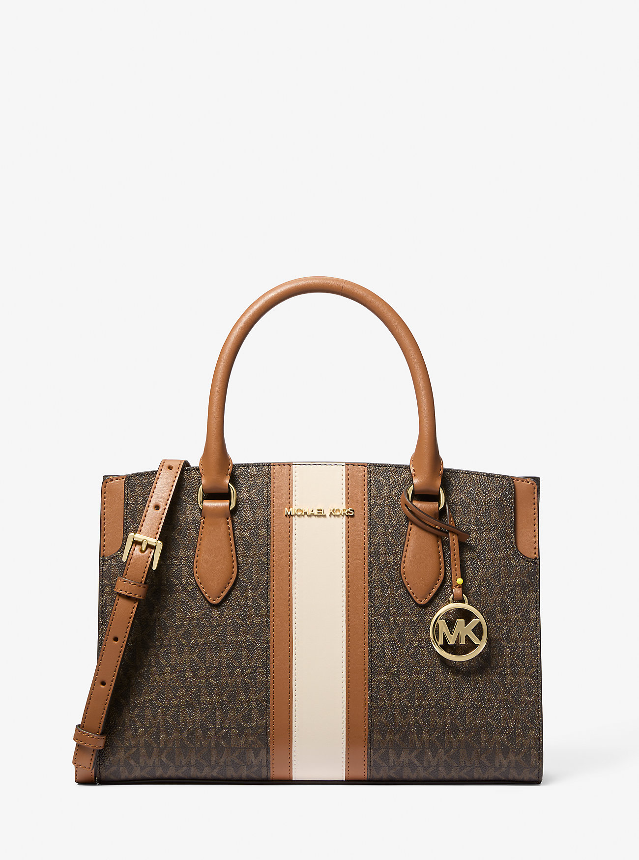Sac de taille moyenne avec bande à logo Signature3