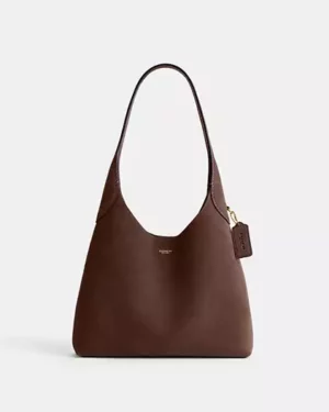 Brooklyn 28 Suede • Sac épaule • Dark Chocolate