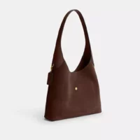 Brooklyn 28 Suede • Sac épaule • Dark Chocolate - Thumbnail Image 2