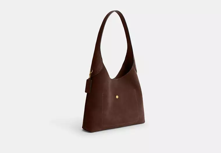 Brooklyn 28 Suede • Sac épaule • Dark Chocolate – Image 2