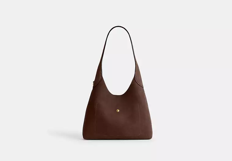 Brooklyn 28 Suede • Sac épaule • Dark Chocolate – Image 3