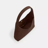 Brooklyn 28 Suede • Sac épaule • Dark Chocolate - Thumbnail Image 5