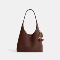 Brooklyn 28 Suede • Sac épaule • Dark Chocolate - Thumbnail Image 7