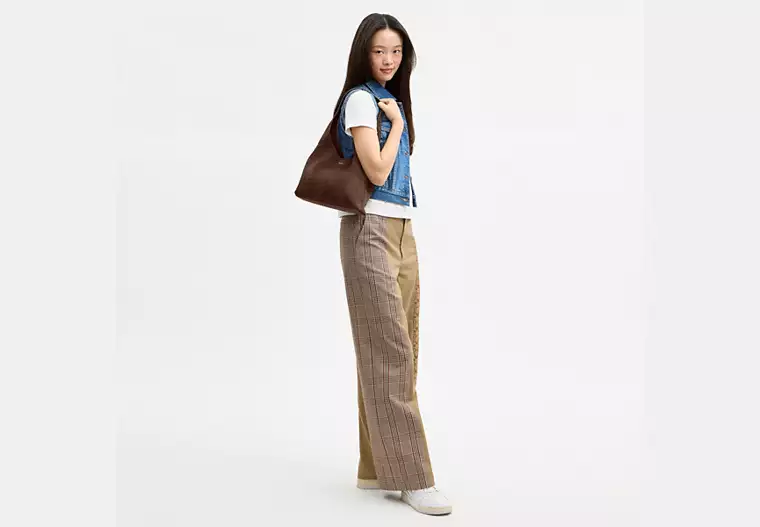 Brooklyn 28 Suede • Sac épaule • Dark Chocolate – Image 8