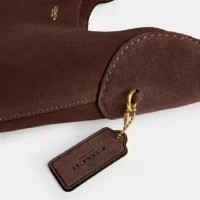 Brooklyn 28 Suede • Sac épaule • Dark Chocolate - Thumbnail Image 9