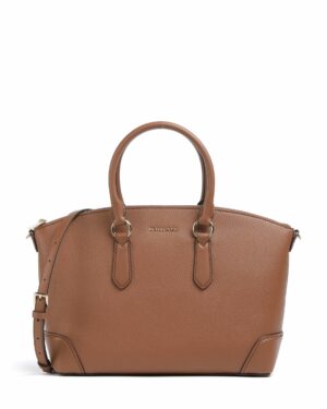 MURPHY • Sac à main large en cuir grainé - Luggage
