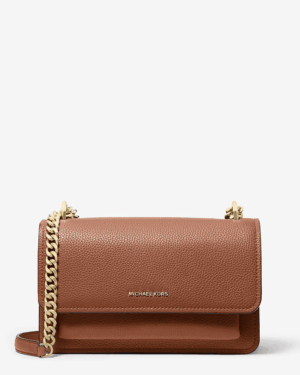 CLAIRE<br>Grand sac porté épaule convertible en cuir grainé