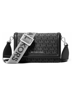 JET SET • Petit sac à bandoulière pour smartphone à logo signature