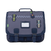 Romain • Cartable gris 41cm - Thumbnail Image 1