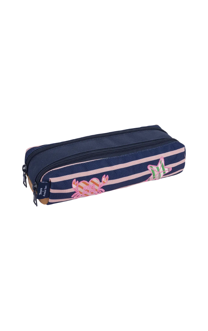 Océane • Trousse bleue Tann's x Armor-lux Double – Image 1