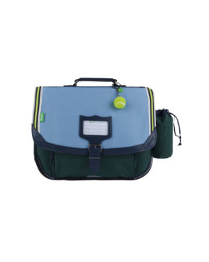 Valentin · Cartable bicolore 38 cm • Poche gourde