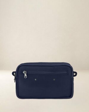 PONOS • POCHETTE DOUBLE ZIP - marine