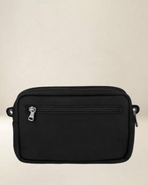 PONOS • POCHETTE DOUBLE ZIP - Noir