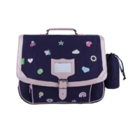 Joy • Cartable violet 38cm poche gourde - Thumbnail Image 1