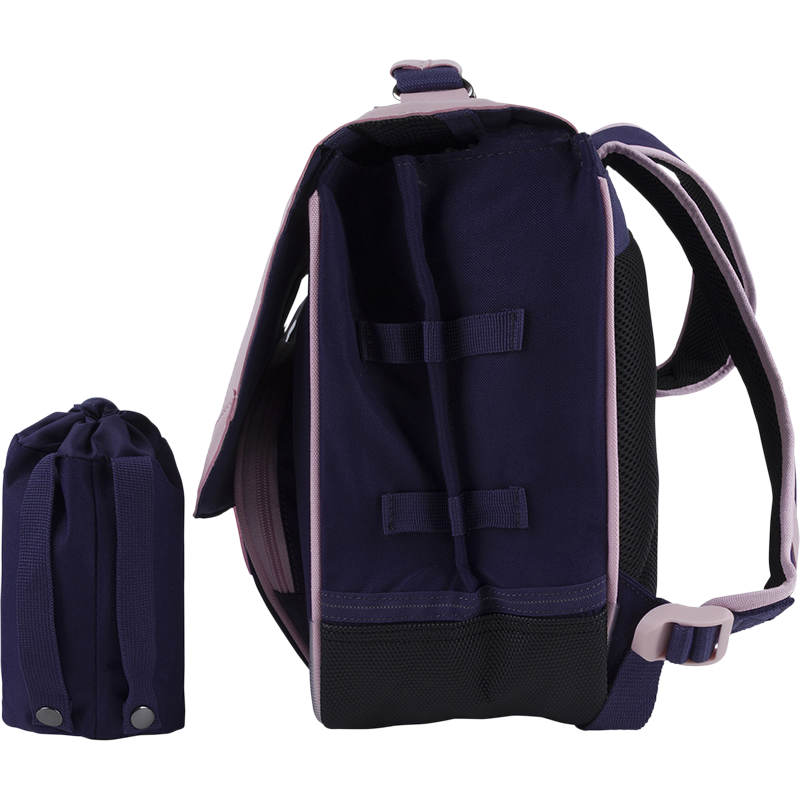 Joy • Cartable violet 38cm poche gourde – Image 6