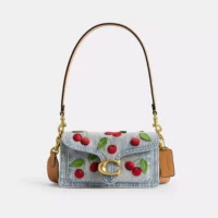 Sac épaule Tabby 20 Avec Broderie Cerise - Thumbnail Image 1