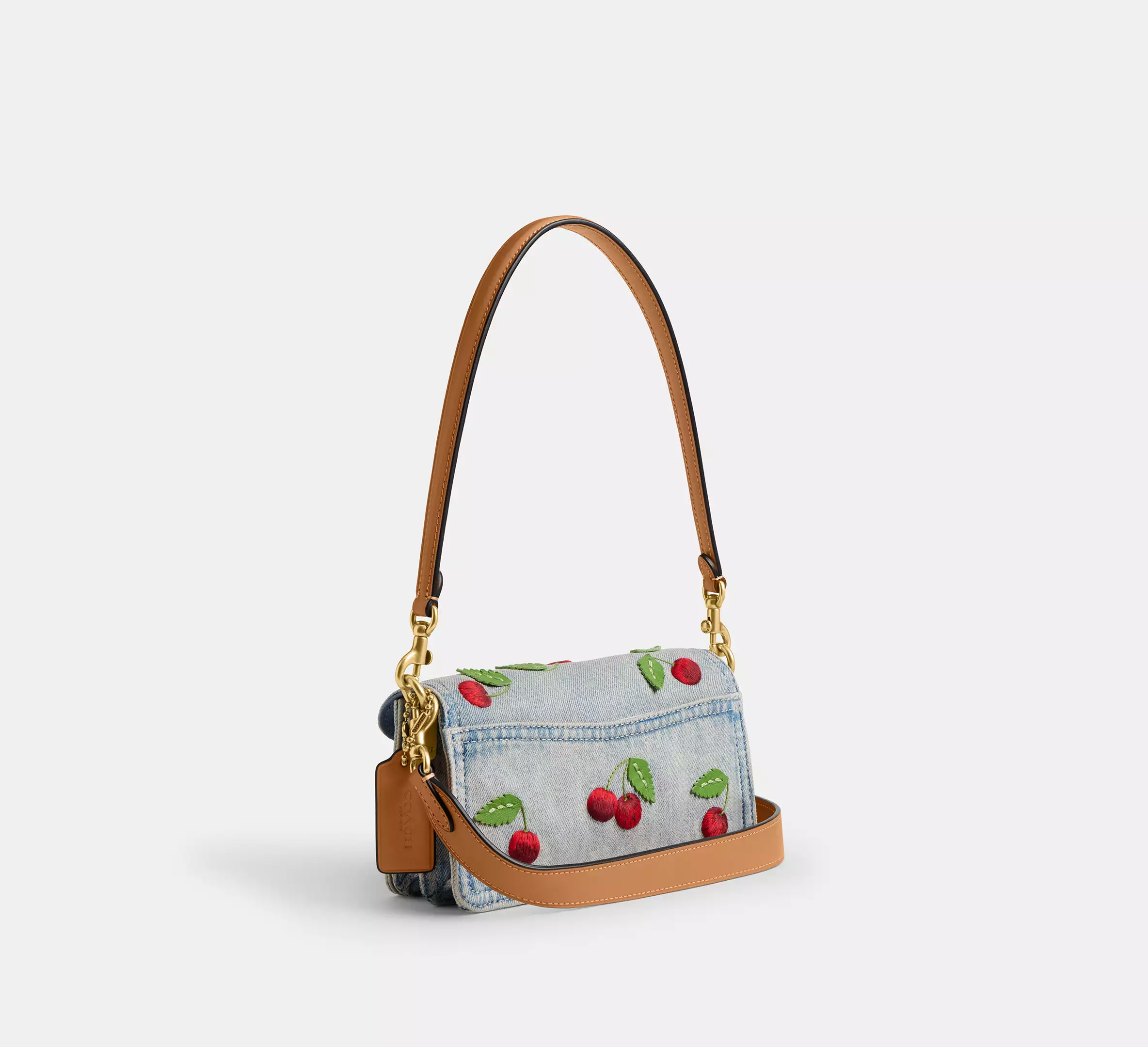 Sac épaule Tabby 20 Avec Broderie Cerise – Image 3