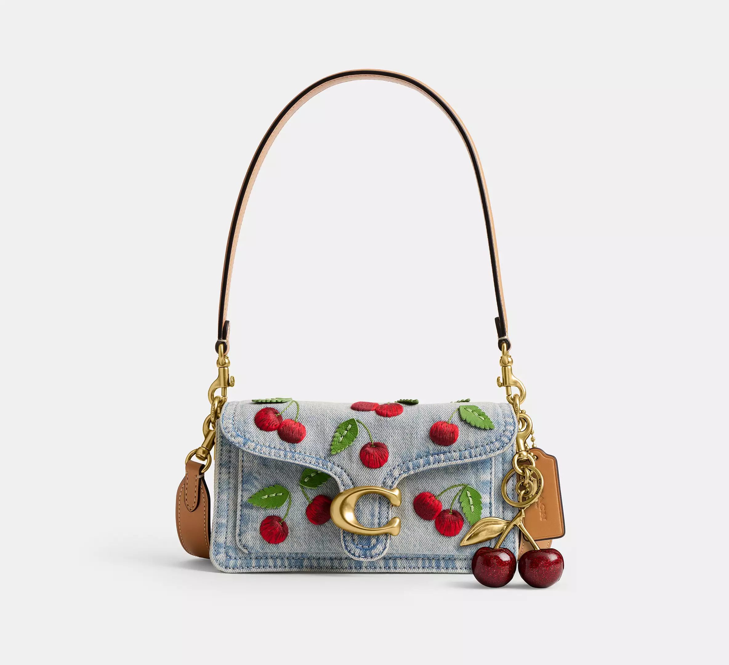 Sac épaule Tabby 20 Avec Broderie Cerise – Image 6