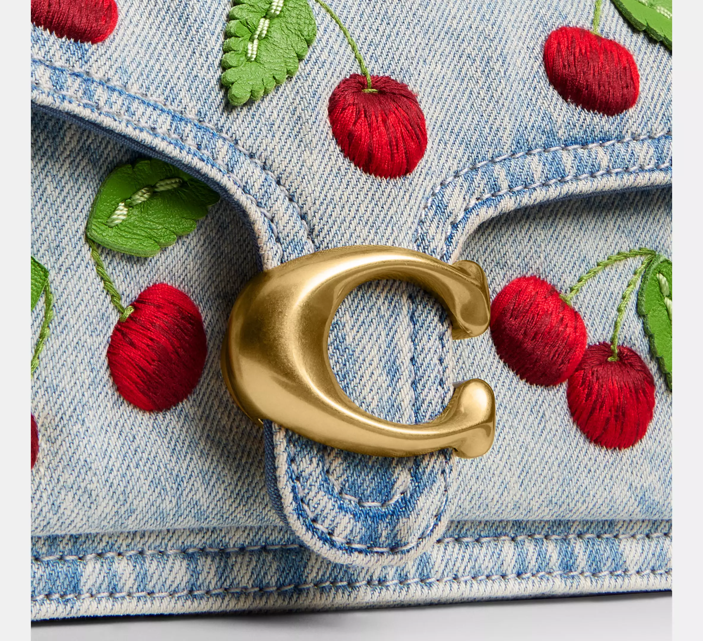 Sac épaule Tabby 20 Avec Broderie Cerise – Image 4