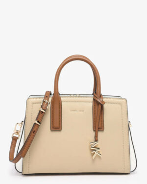 LAILA • Petit sac en cuir à couleurs contrastées