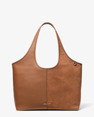 HENLY • Grand cabas en cuir et daim
