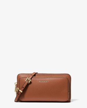 JET SET • Grand sac à bandoulière convertible en cuir grainé - Luggage