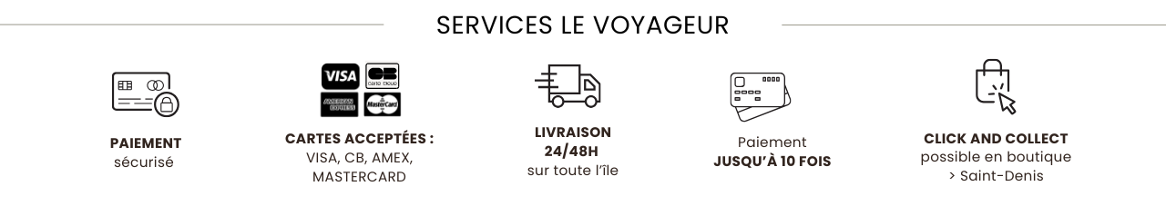 les avantages clients de la boutique Le Voyageur